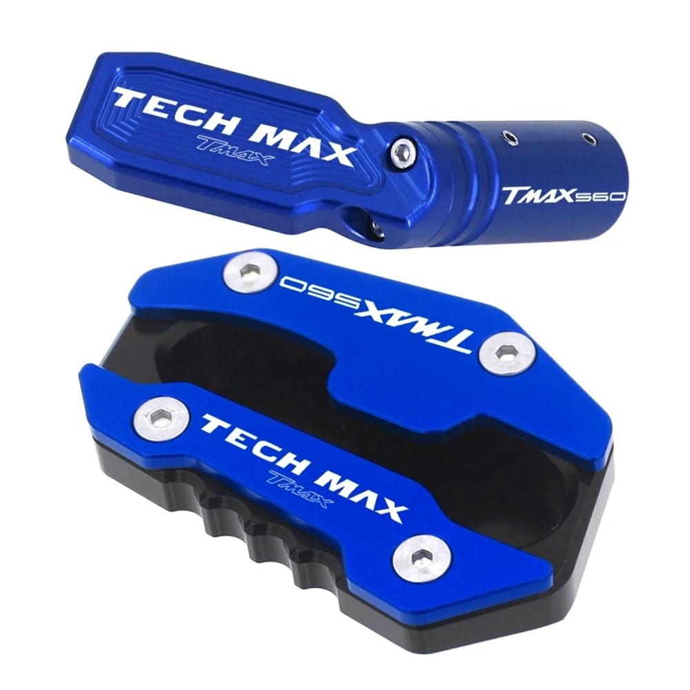 Seitenständer Pad Für TMAX560 Tech Max 2020 2021 2022 2023 TMAX 560 Motorrad Kickstand Fuß Seite Ständer Verlängerung Pad Zubehör von MLIOJU