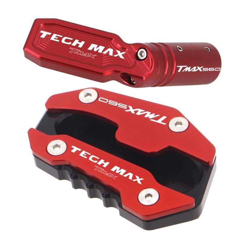 Seitenständer Pad Für TMAX560 Tech Max 2020 2021 2022 2023 TMAX 560 Motorrad Kickstand Fuß Seite Ständer Verlängerung Pad Zubehör von MLIOJU