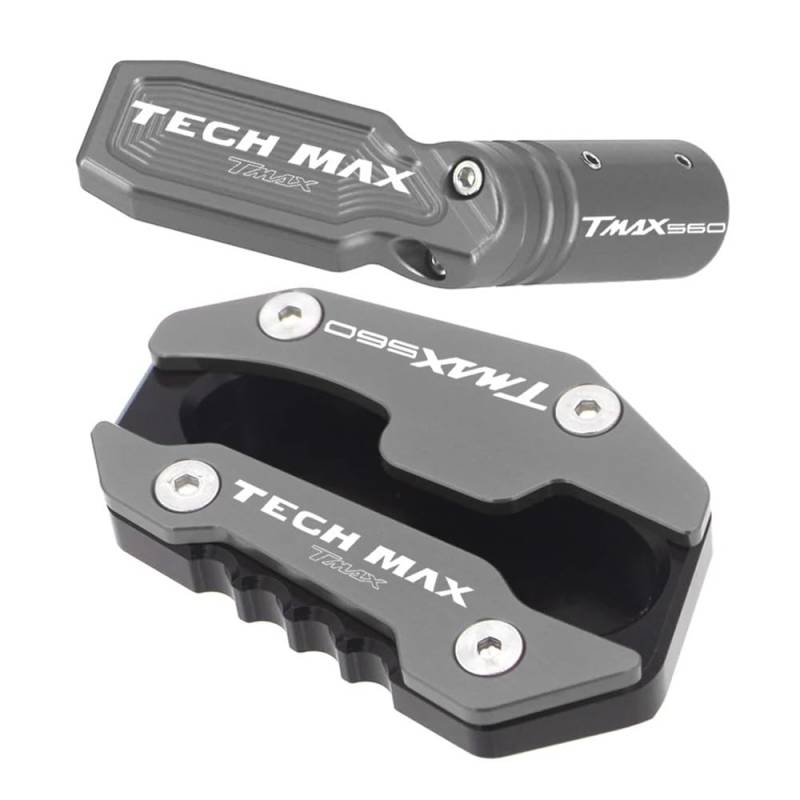 Seitenständer Pad Für TMAX560 Tech Max 2020 2021 2022 2023 TMAX 560 Motorrad Kickstand Fuß Seite Ständer Verlängerung Pad Zubehör von MLIOJU