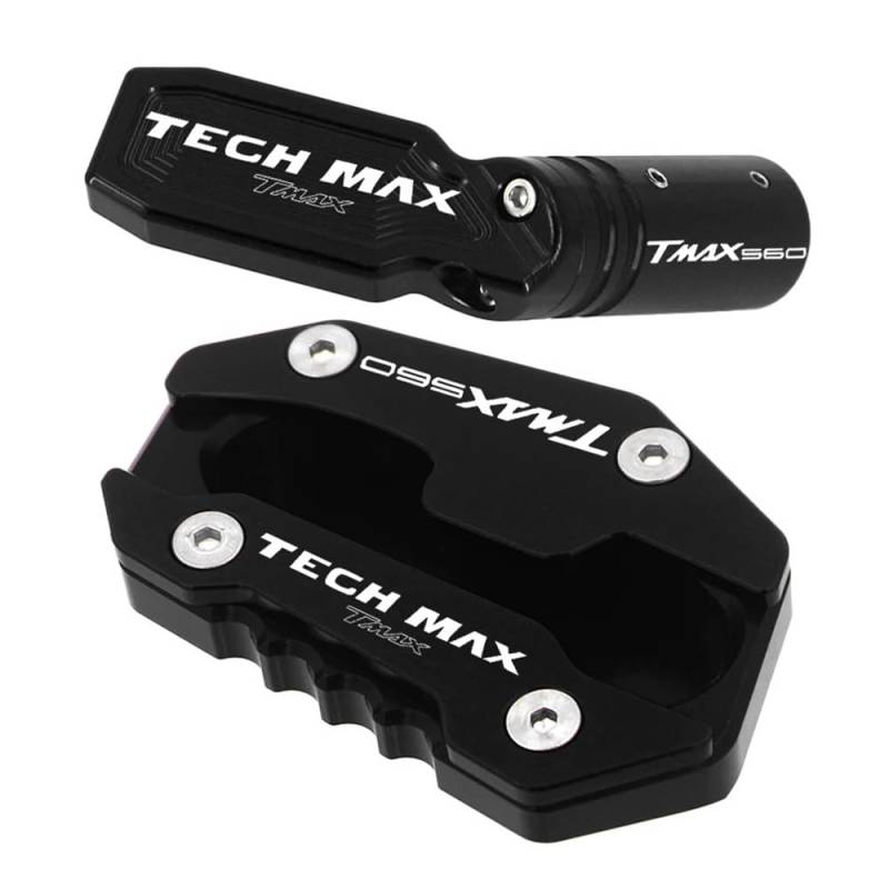 Seitenständer Pad Für TMAX560 Tech Max 2020 2021 2022 2023 TMAX 560 Motorrad Kickstand Fuß Seite Ständer Verlängerung Pad Zubehör von MLIOJU
