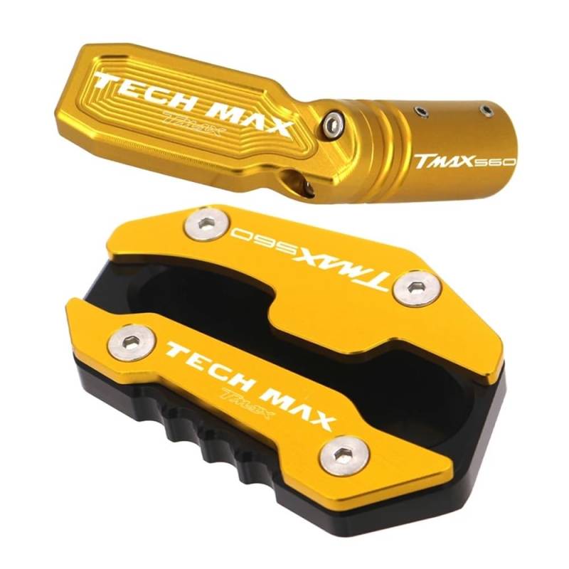 Seitenständer Pad Für TMAX560 Tech Max 2020 2021 2022 2023 TMAX 560 Motorrad Kickstand Fuß Seite Ständer Verlängerung Pad Zubehör von MLIOJU