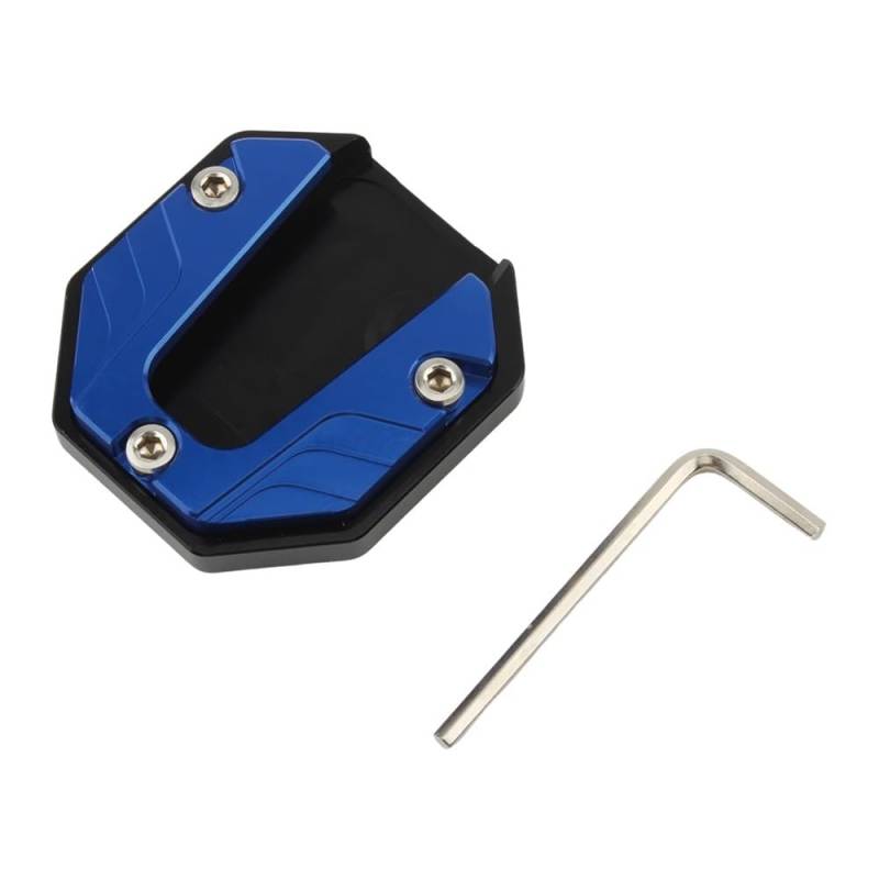 Seitenständer Pad Motorrad Roller Ständer Extender Fuß Seite Stehen Verlängerung Pad Unterstützung Platte Anti-Skid Bein Basis Stativ Enduro Motocross von MLIOJU