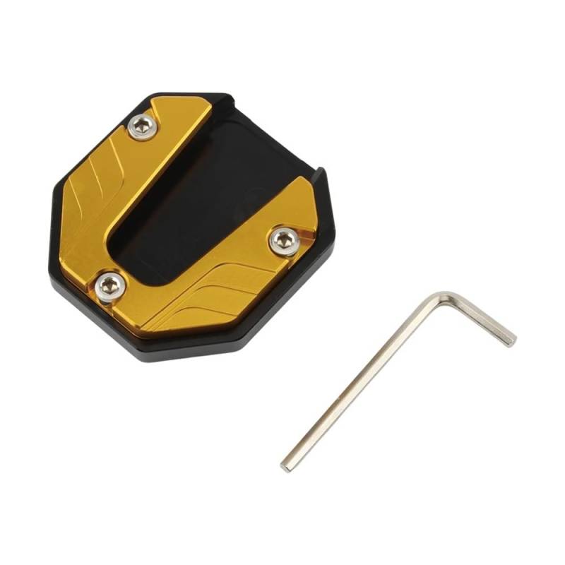 Seitenständer Pad Motorrad Roller Ständer Extender Fuß Seite Stehen Verlängerung Pad Unterstützung Platte Anti-Skid Bein Basis Stativ Enduro Motocross von MLIOJU