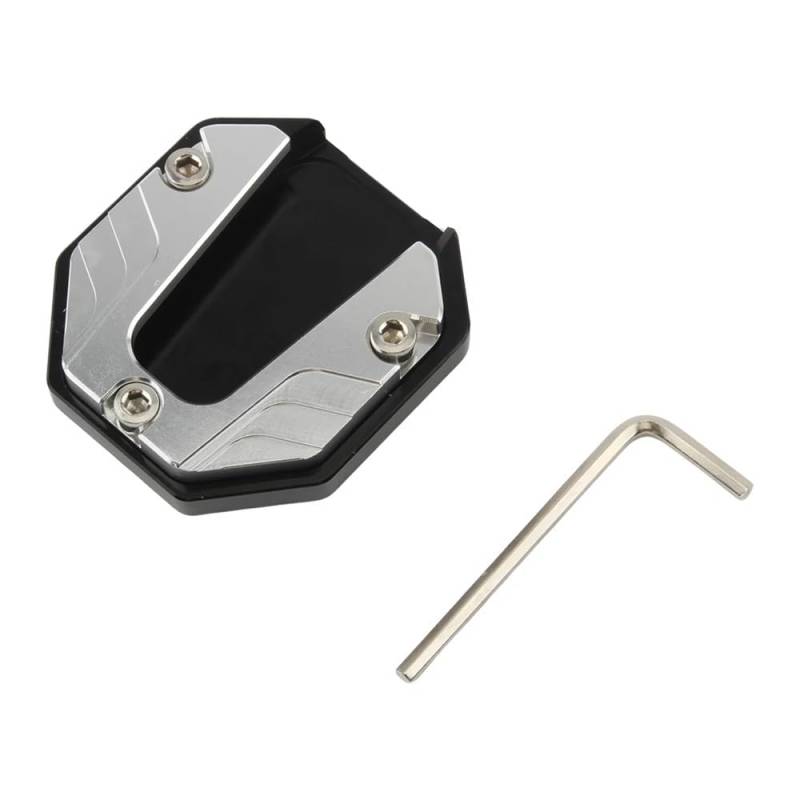 Seitenständer Pad Motorrad Roller Ständer Extender Fuß Seite Stehen Verlängerung Pad Unterstützung Platte Anti-Skid Bein Basis Stativ Enduro Motocross von MLIOJU