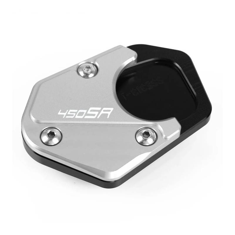 Seitenständer Pad Motorrad Seitenständer Vergrößerung Schlitten Seitenständer Ständer Fußpolster Unterstützung FÜR 450SR CF Moto 450 SR 450sr 2022 2023 2024 von MLIOJU