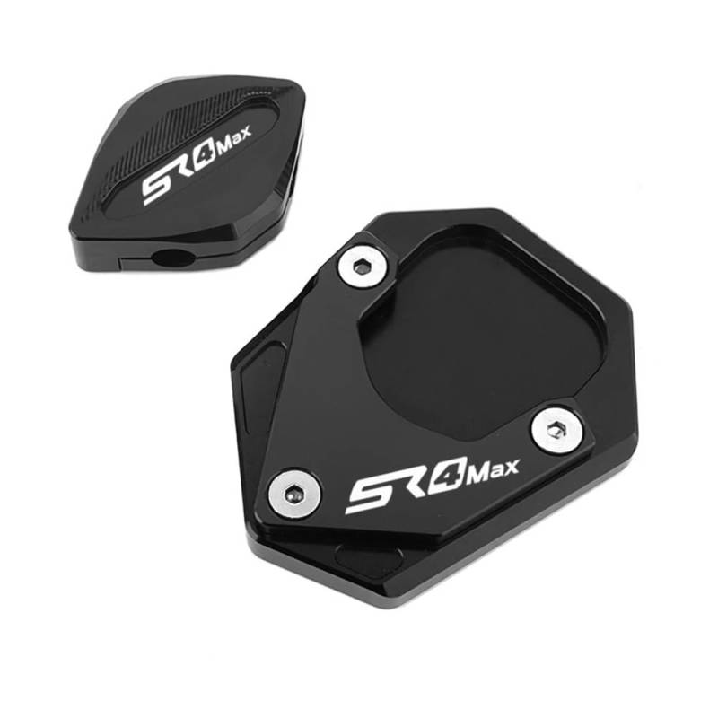 Seitenständer Pad Passend Für VOGE SR4MAX 350 SR4 MAX SR 4 MAX Sr4 Max Motorrad Kickstand Fuß Seitenständer Vergrößern Verlängerungspad Stützplatte Teile von MLIOJU
