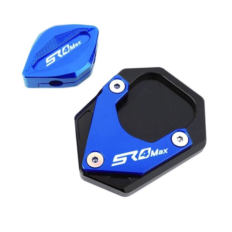 Seitenständer Pad Passend Für VOGE SR4MAX 350 SR4 MAX SR 4 MAX Sr4 Max Motorrad Kickstand Fuß Seitenständer Vergrößern Verlängerungspad Stützplatte Teile von MLIOJU