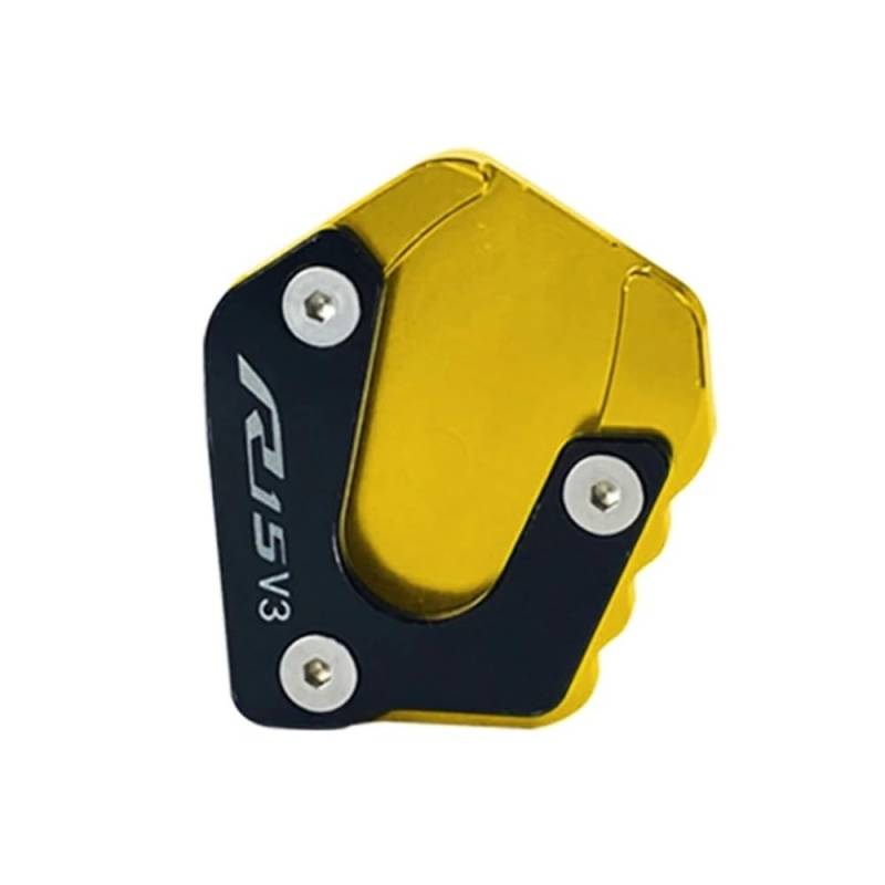 Seitenständer Pad Roller Motorrad Fahrrad Ständer Extender Fuß Seite Stehen Verlängerung Pad Unterstützung Platte Anti-Skid Vergrößerte Basis von MLIOJU