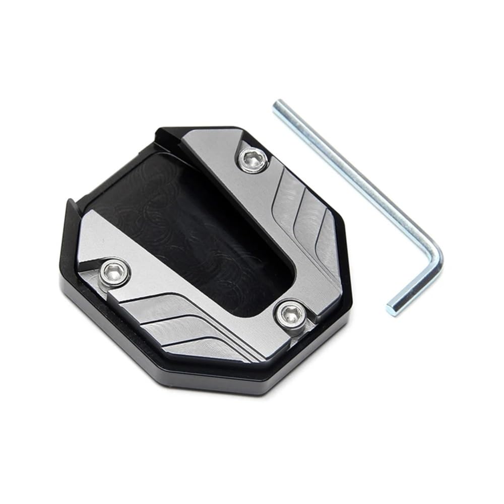Seitenständer Pad Roller Motorrad Fahrrad Ständer Extender Fuß Seite Stehen Verlängerung Pad Unterstützung Platte Anti-Skid Vergrößerte Basis Seitenständer Pad Roller Motorrad Fahrrad Ständer Extender Fuß Seite Stehen Verlängerung Pad Unterstützung Platte Anti-Skid Vergrößerte Basis von MLIOJU