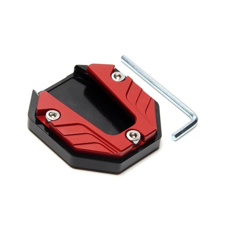 Seitenständer Pad Roller Motorrad Fahrrad Ständer Extender Fuß Seite Stehen Verlängerung Pad Unterstützung Platte Anti-Skid Vergrößerte Basis von MLIOJU