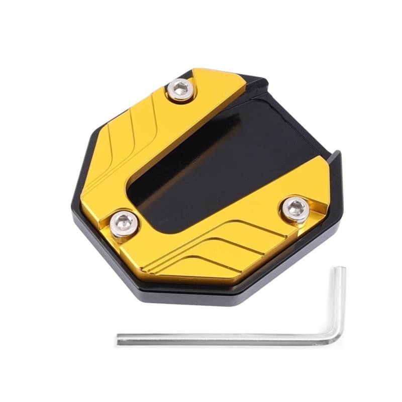 Seitenständer Pad Universal Roller Motorrad Fahrrad Ständer Extender Fuß Seite Stehen Verlängerung Pad Unterstützung Platte Anti-Skid Vergrößert Basis Halter von MLIOJU
