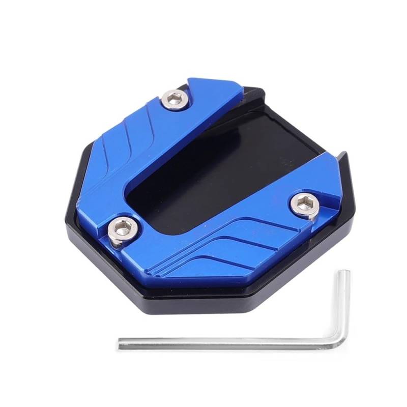 Seitenständer Pad Universal Roller Motorrad Fahrrad Ständer Extender Fuß Seite Stehen Verlängerung Pad Unterstützung Platte Anti-Skid Vergrößert Basis Halter von MLIOJU