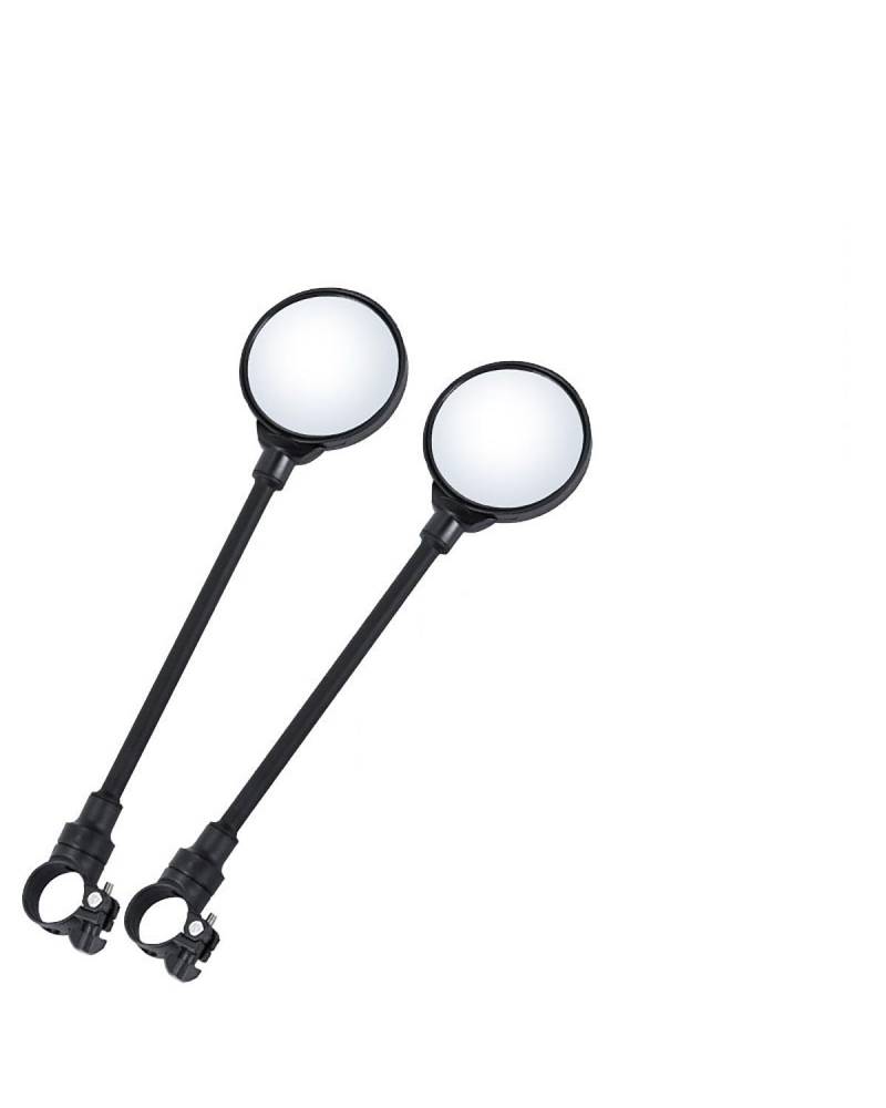 Fahrradspiegel Fahrrad Rückspiegel Schlauch Einstellung Reflektierende Rückspiegel Lenkerspiegel Fahrradzubehör Ruckspiegel Fahrrad von MLLNPP
