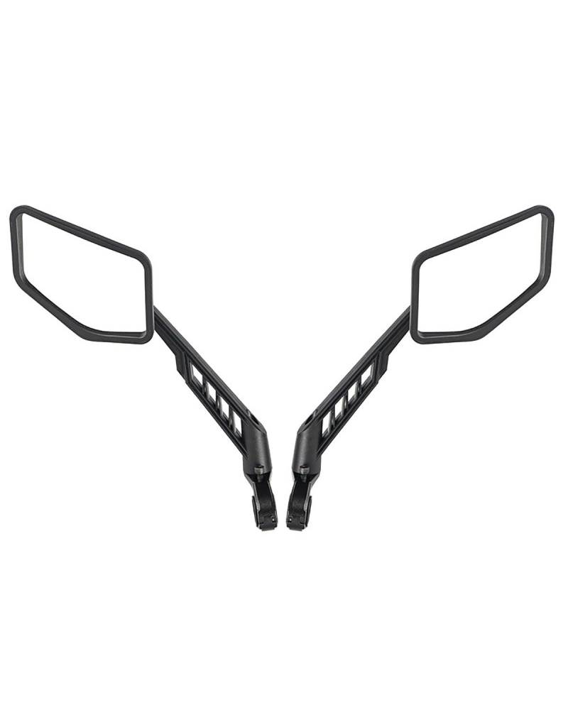 Fahrradspiegel Fahrradrückspiegel Edelstahlspiegel Faltbar Aluminiumlegierung Clipring Verstellbarer Reflektor Ruckspiegel Fahrrad von MLLNPP