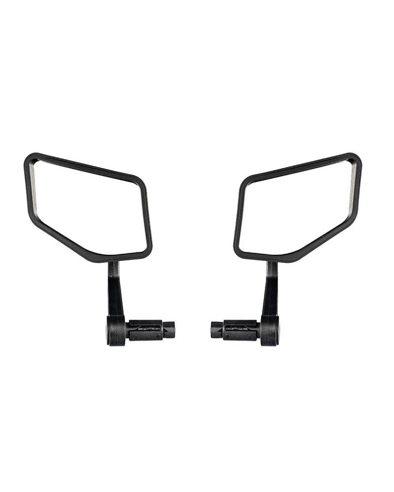 Fahrradspiegel Fahrradrückspiegel Edelstahlspiegel Faltbar Aluminiumlegierung Klemmring Verstellbarer Reflektor Ruckspiegel Fahrrad von MLLNPP