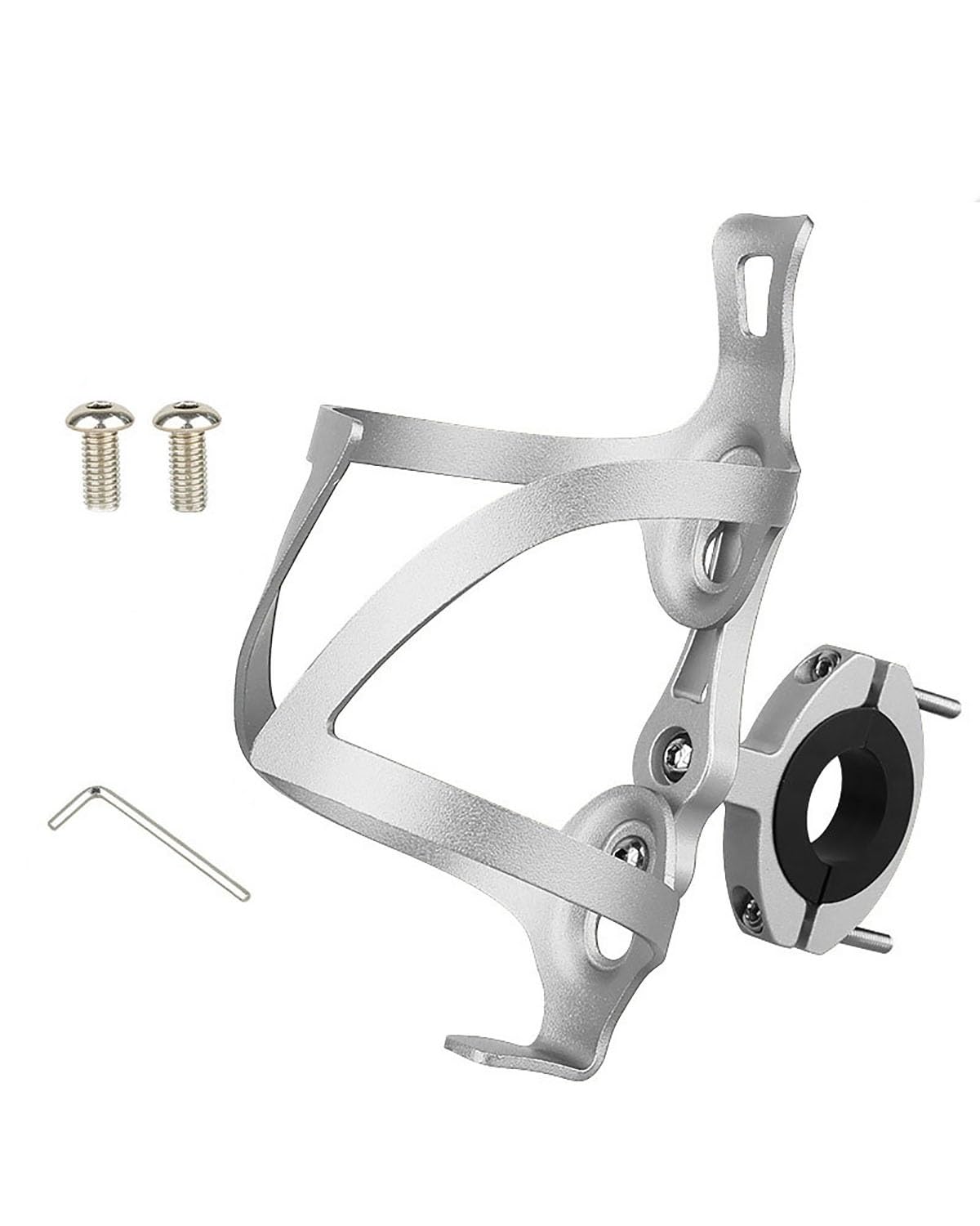 Leicht Einteiliger Fahrrad-Wasserflaschenhalter Aus Aluminiumlegierung Mit Einstellbarer Umwandlungsbasis Mountainbike-Wasserbecherhalter Auslaufsicher(Type4) von MLLNPP