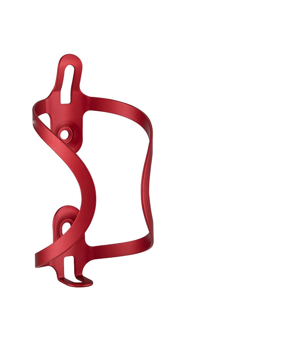 Leicht Fahrrad Halbrunder Flaschenhalter Aus Aluminiumlegierung Mountainbike-Wasserbecherhalter-Umbaubasis Auslaufsicher(Red) von MLLNPP