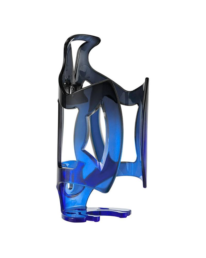 Leicht Fahrrad-Wasserflaschenhalter, PC-integrierter Kunststoff, Farbverlauf, Fahrradausrüstung, Fahrrad-Wasserbecherhalter Auslaufsicher(Black-Blue) von MLLNPP