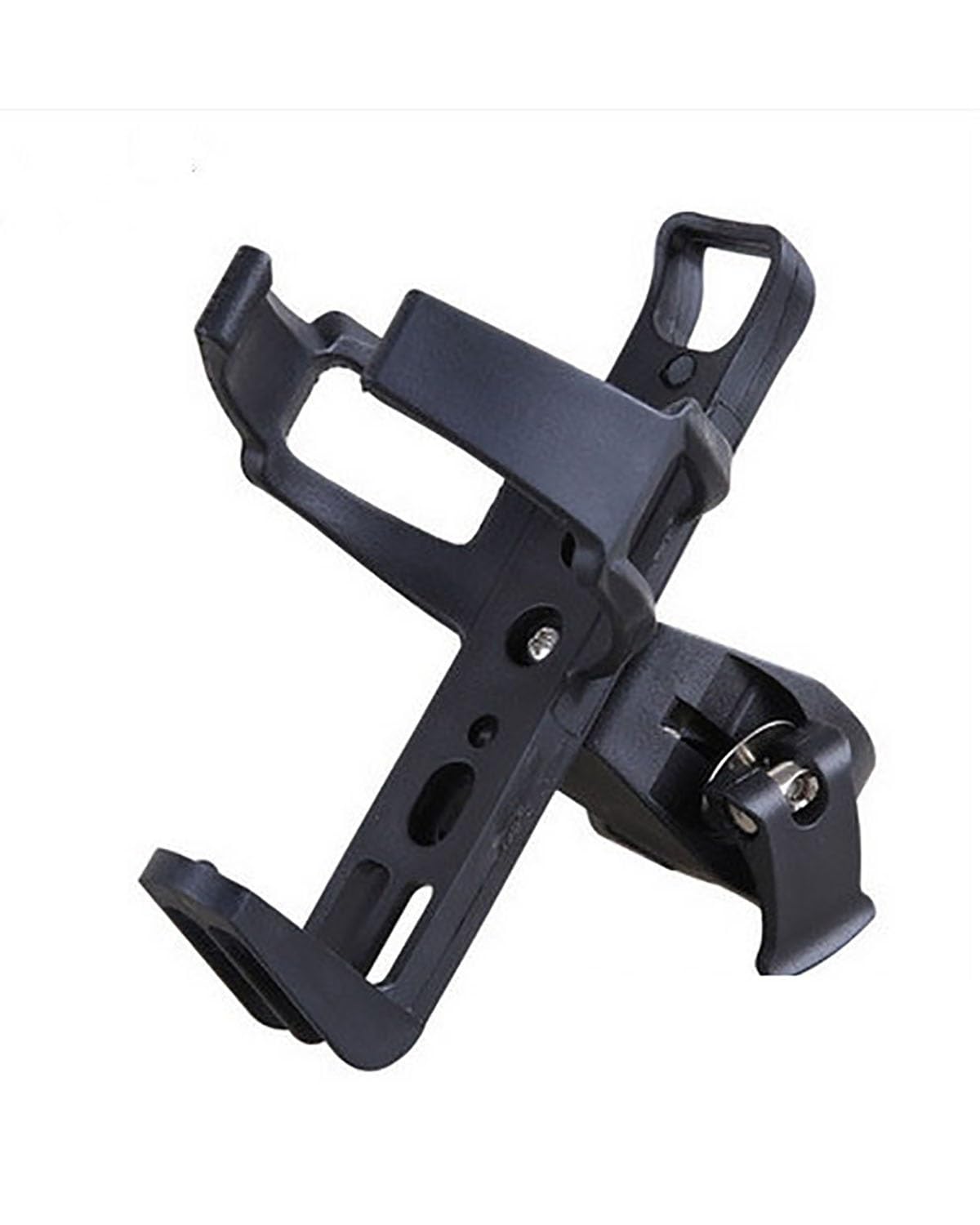 Leicht Mountainbike Wasser Flasche Käfig Fahrrad Zubehör Rennrad Mountainbike Wasser Tasse Halter Drehbare Auslaufsicher(Black) von MLLNPP