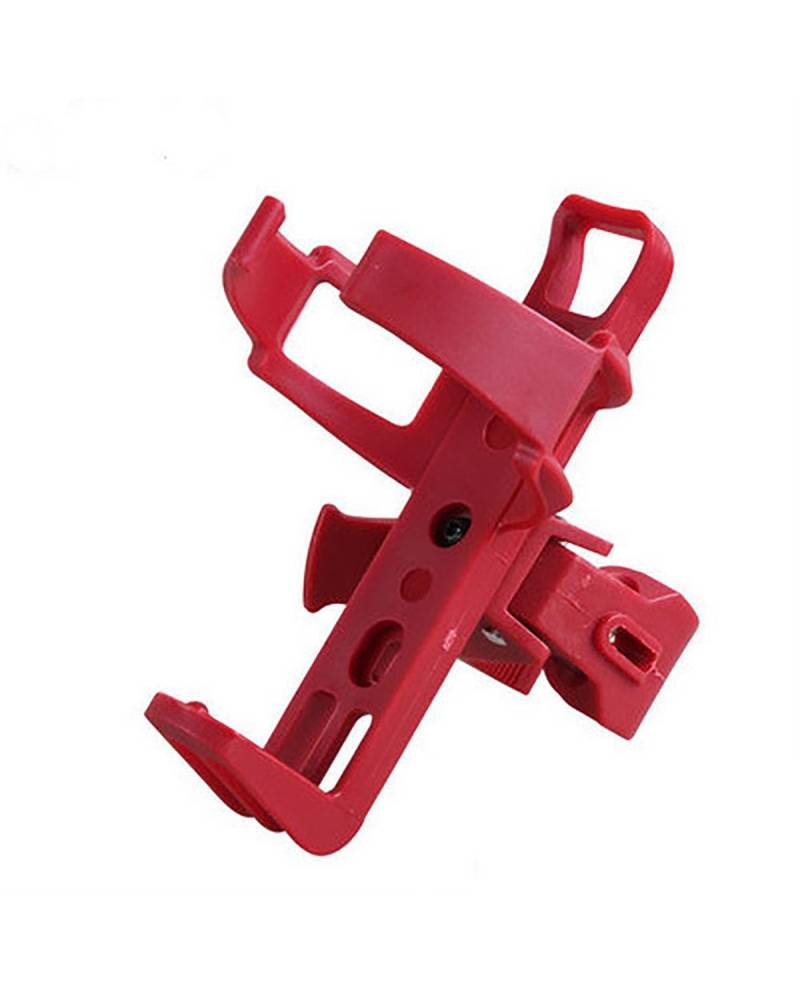 Leicht Mountainbike Wasser Flasche Käfig Fahrrad Zubehör Rennrad Mountainbike Wasser Tasse Halter Drehbare Auslaufsicher(Red) von MLLNPP