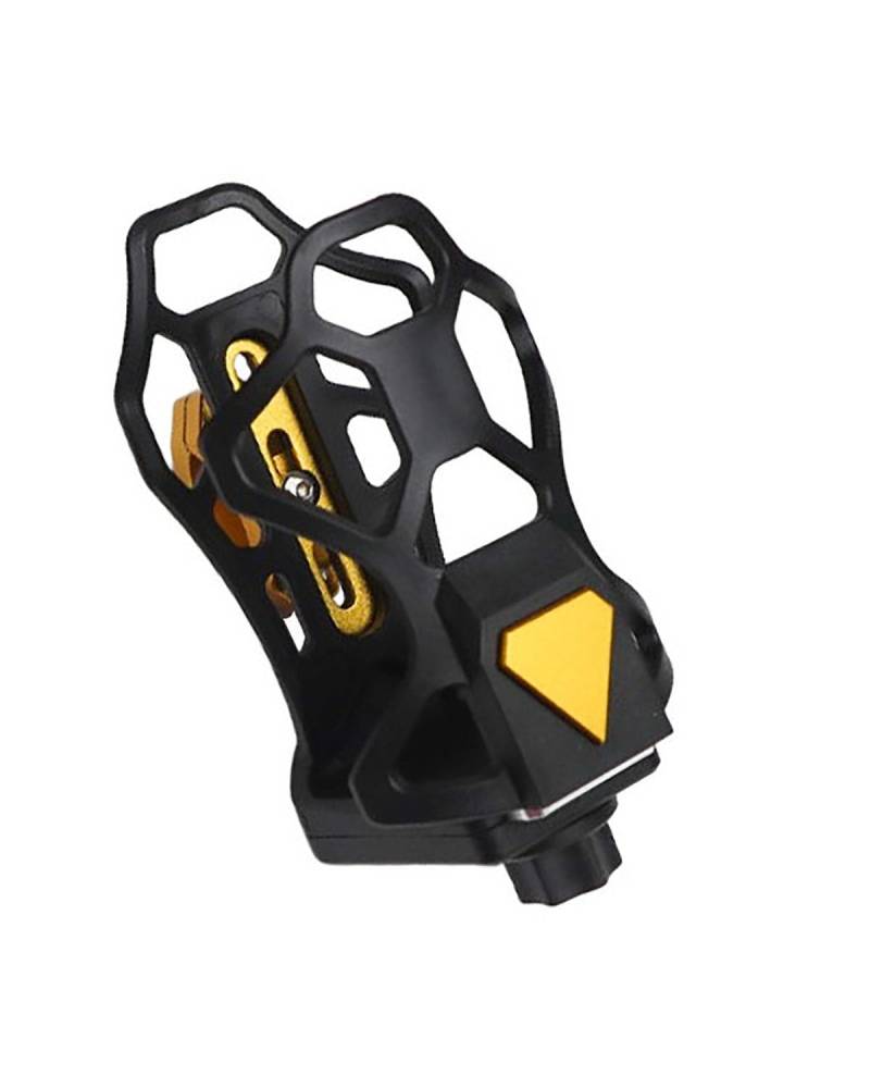Leicht Universeller, Verstellbarer Getränkehalter Aus Kunststoff Für Motorräder Und Geländefahrzeuge Auslaufsicher(Yellow) von MLLNPP