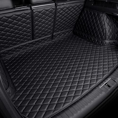 Auto Leder Kofferraummatte Kofferraumwanne für Land Rover Range Rover Evoque I (L538) 2012-2015, Antirutschmatte Kofferraum Schutzmatte Kofferraumschutz, Auto Zubehör,A von MLONE