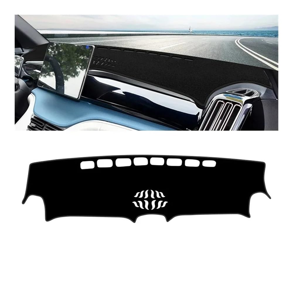 Auto Dashboard Abckung Matte Für BYD Für Song Pro DM-ich EV 2021 2022 2023 2024 Auto Dashboard Abdeckung Dash Matte Sonnenschutz Nicht-slip Pad Innen(A Black Side) von MLTLKPPVNG