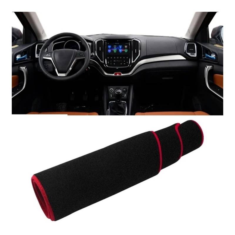 Auto Dashboard Abckung Matte Für Changan Für CX70 2016 2017 2018 2019 Auto Dashboard Abdeckung Dash Matte Sonnenschutz Vermeiden Licht Nicht-slip Pad(Red Side) von MLTLKPPVNG
