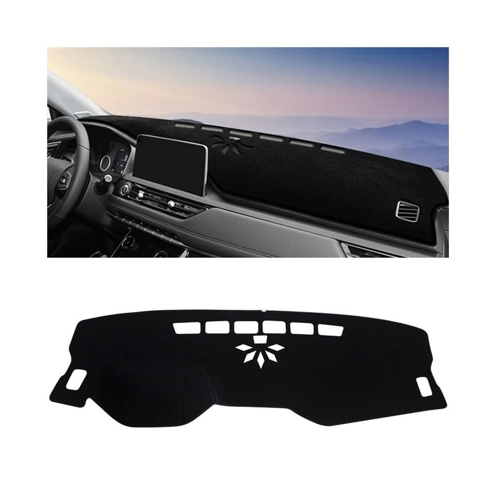 Auto Dashboard Abckung Matte Für Chery Für Tiggo 7 8 Pro 2020 2021 2022 2023 Auto Dashboard Abdeckung Dash Matte Sonnenschutz Nicht-slip Pad(Tiggo 7 Black Side) von MLTLKPPVNG
