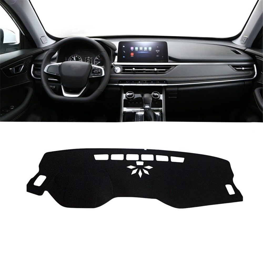 Auto Dashboard Abckung Matte Für Chery Für Tiggo 8 Pro 2019 2020 2021 2022 2023 2024 Auto-Armaturenbrett-Abdeckung Armaturenbrett-Matte Sonnenschutz Rutschfeste Unterlage(A Black Side) von MLTLKPPVNG