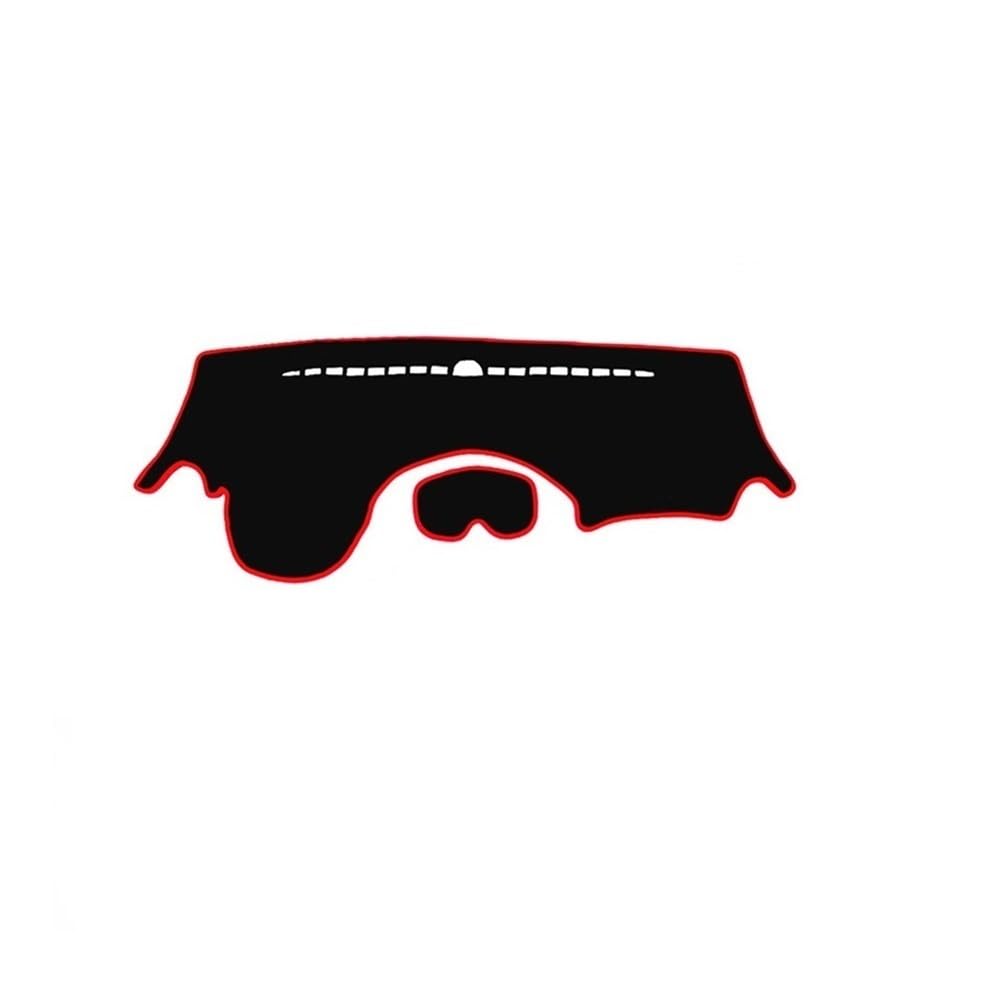 Auto Dashboard Abckung Matte Für Chevr&olet Für Trax 2010 2011 2012 2013 2014 2015 2016 Auto-Armaturenbrett-Abdeckung Armaturenbrett-Matte Sonnenschutz Rutschfeste Unterlage(A Red Side LHD) von MLTLKPPVNG