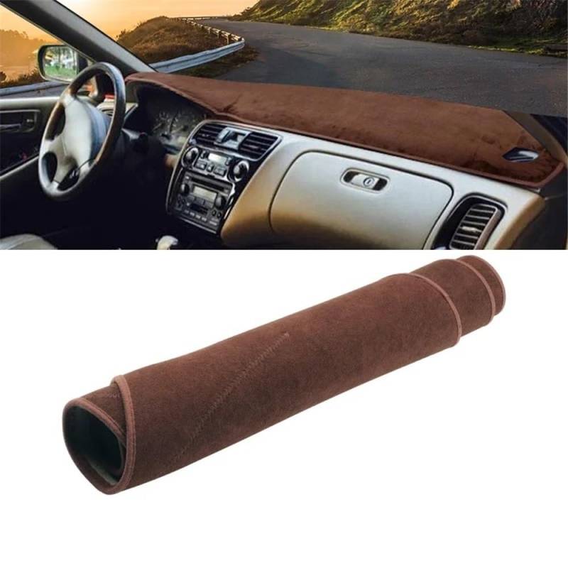 Auto Dashboard Abckung Matte Für Hon┐da Für Accord 6th 1997 1998 1999 2000 2001 2002 Auto Dashboard Abdeckung Dash Matte Sonnenschutz Nicht-slip Pad(Braun) von MLTLKPPVNG