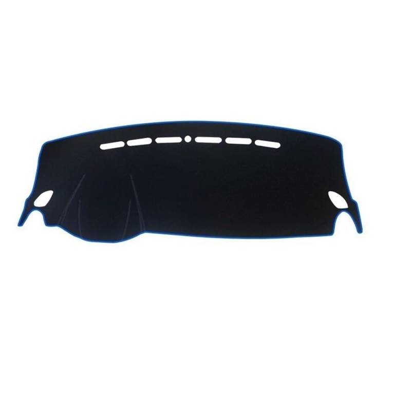 Auto Dashboard Abckung Matte Für MG Für ZS EV 2017 2018 2019 2020 2021 2022 Auto-Armaturenbrett-Abdeckung, Armaturenbrett-Matte Sonnenschutz Instrumententisch Rutschfeste Unterlage(A Blue Side RHD) von MLTLKPPVNG