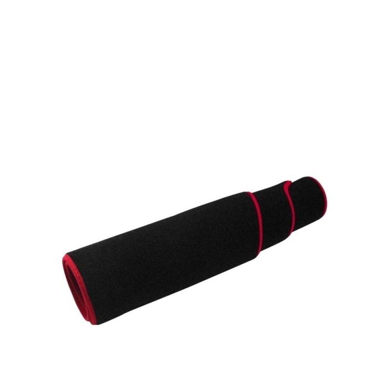Auto Dashboard Abckung Matte Für V&W Für Polo AW AW1 MK6 2017 2018 2019 2020 2021 2022 Auto-Armaturenbrett-Abdeckung Armaturenbrettmatte Sonnenschutz Rutschfeste Unterlage(A Red Side LHD) von MLTLKPPVNG