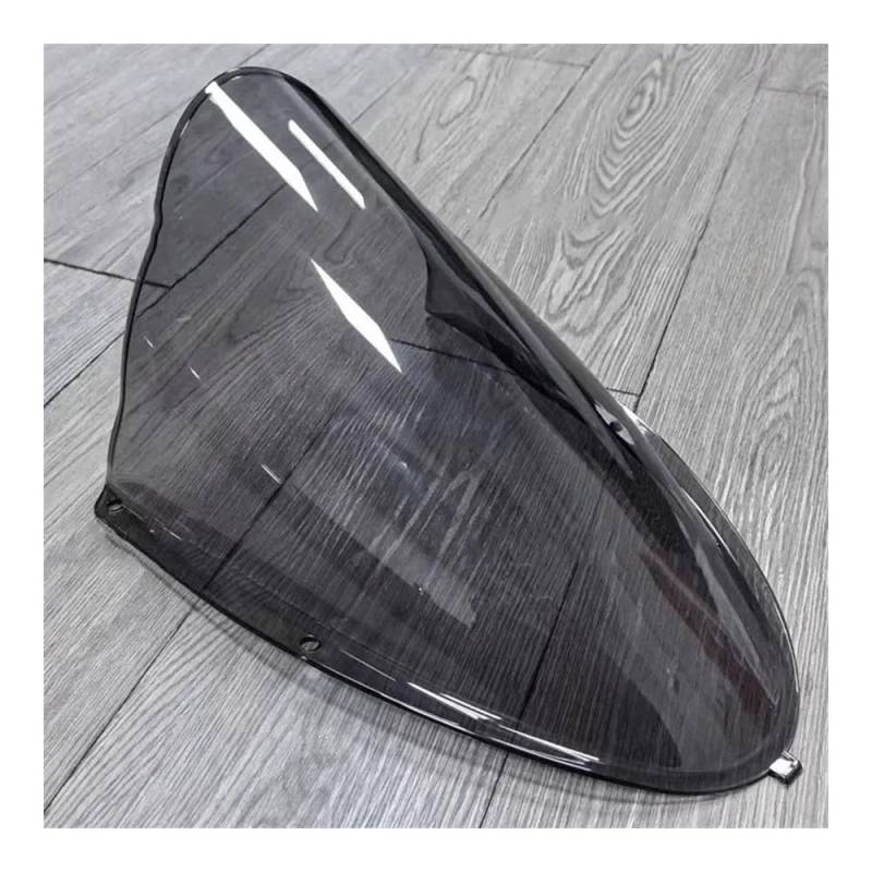 MLTLKPPVNG Windschild Spoiler Für Aprili&a Für RS660 Für RS 660 2020 2021 2022 2023 2024 Motorrad Windschutz Bildschirm Windabweiser Bildschirm Double Bubble Windschutzscheibe(Gray) von MLTLKPPVNG