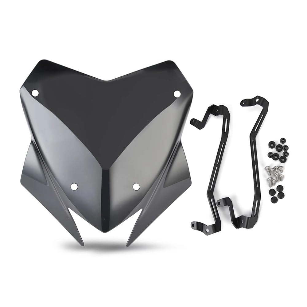 MLTLKPPVNG Windschild Spoiler Für Du&Cati Für Multistrada V4 V4S V4S Für Sport 2021 2022 2023 Windschutzscheibe Windschutz Motorrad Windabweiser(Rauch) von MLTLKPPVNG