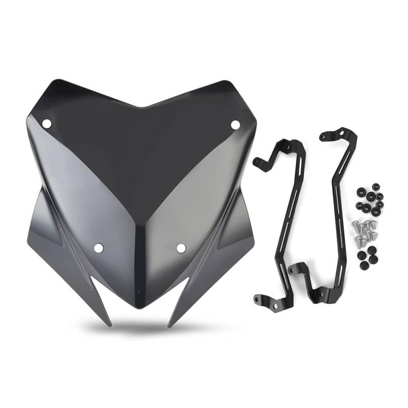 MLTLKPPVNG Windschild Spoiler Für Du&Cati Für Multistrada V4 V4S V4S Für Sport 2021 2022 2023 Windschutzscheibe Windschutz Motorrad Windabweiser(Rauch) von MLTLKPPVNG