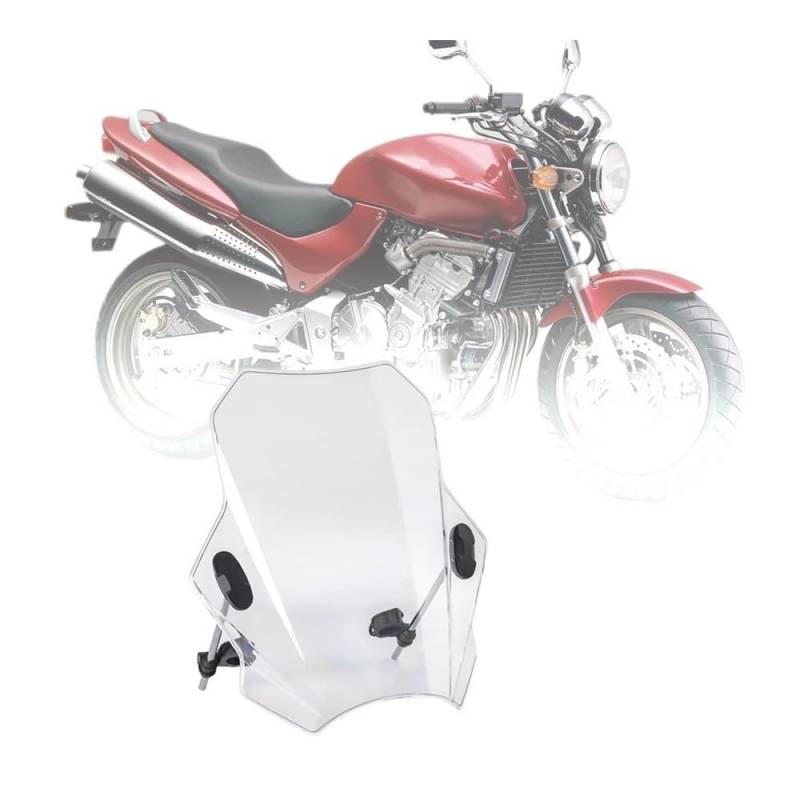 MLTLKPPVNG Windschild Spoiler Für Für CB 600 F Für Cb600f 2005 2006 2007 2008 2009 2010-2022 Windschutzscheibe Windschutzscheibe Deflektor Abdeckungen Bildschirm Modifizierte Motorrad(Transparent) von MLTLKPPVNG