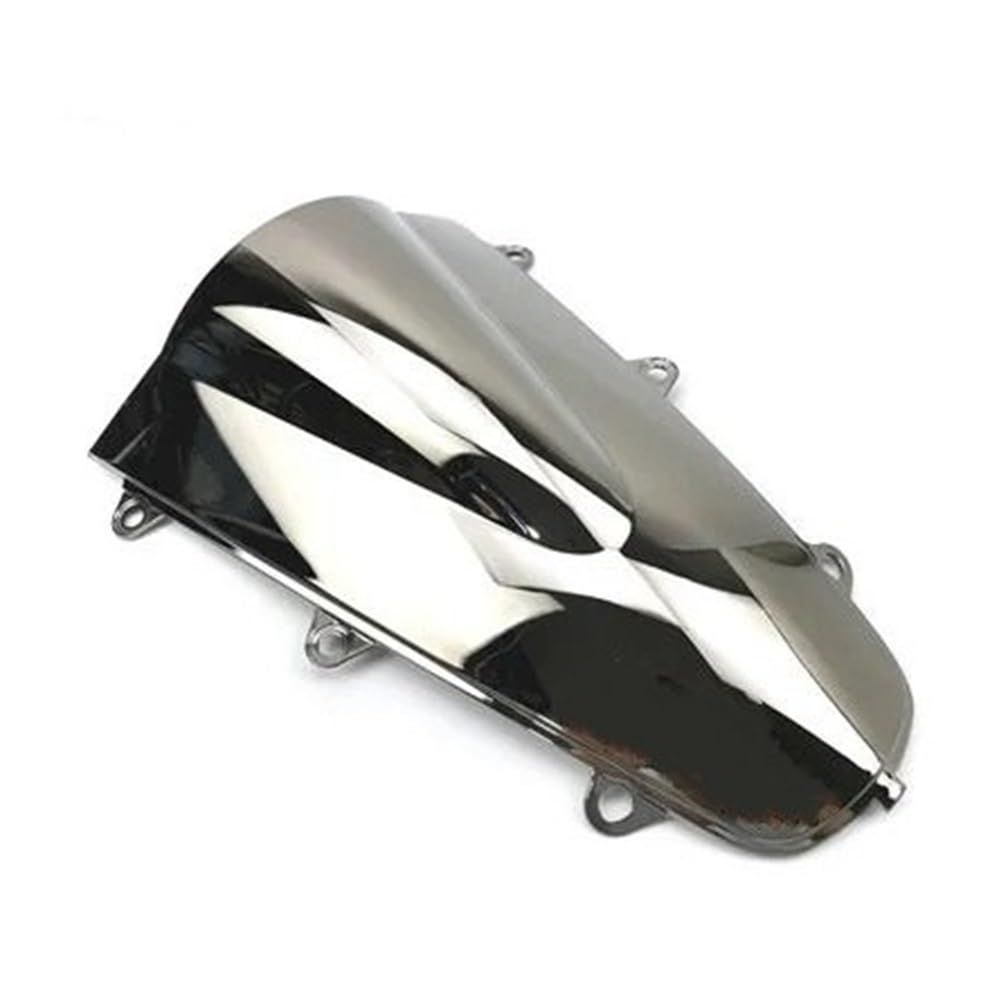 MLTLKPPVNG Windschild Spoiler Für Für CBR 1000RR 2017 2018 Für CBR1000RR Für CBR 1000RR Für CBR1000 1000 RR Motorräder PC Windschutzscheibe Double Bubble(Chrom) von MLTLKPPVNG