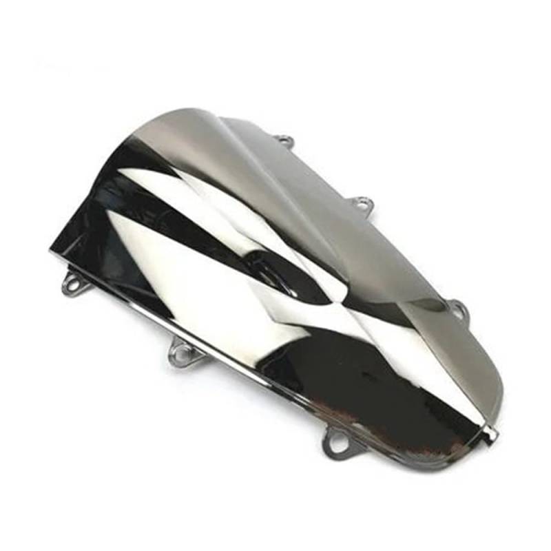 MLTLKPPVNG Windschild Spoiler Für Für CBR 1000RR 2017 2018 Für CBR1000RR Für CBR 1000RR Für CBR1000 1000 RR Motorräder PC Windschutzscheibe Double Bubble(Chrom) von MLTLKPPVNG