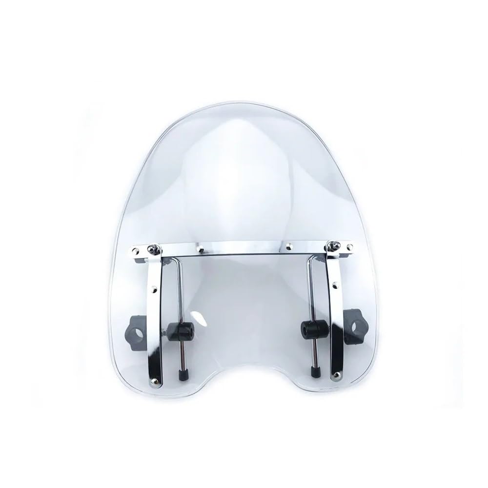MLTLKPPVNG Windschild Spoiler Für H&Arley Für D&avidson Für S&portster Für Dyna Für Glide Für Softail XL 883 1200 X48 72 Motorrad Windschutzscheibe Windschutz(Clear-2.8cm) von MLTLKPPVNG
