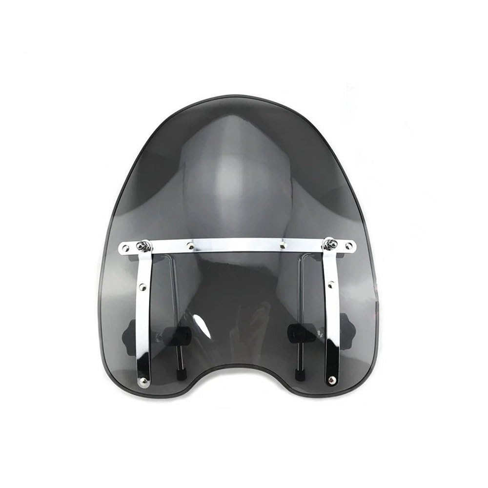 MLTLKPPVNG Windschild Spoiler Für H&Arley Für D&avidson Für S&portster Für Dyna Für Glide Für Softail XL 883 1200 X48 72 Motorrad Windschutzscheibe Windschutz(Gray-2.8cm) von MLTLKPPVNG