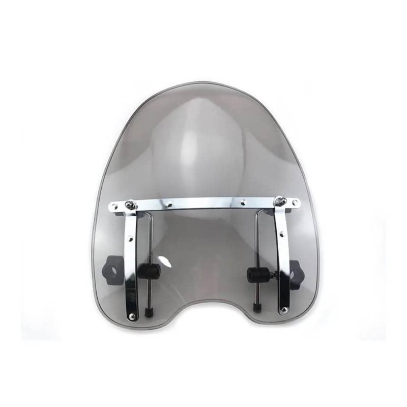MLTLKPPVNG Windschild Spoiler Für H&Arley Für D&avidson Für S&portster Für Dyna Für Glide Für Softail XL 883 1200 X48 72 Motorrad Windschutzscheibe Windschutz(Smoke-2.5cm) von MLTLKPPVNG