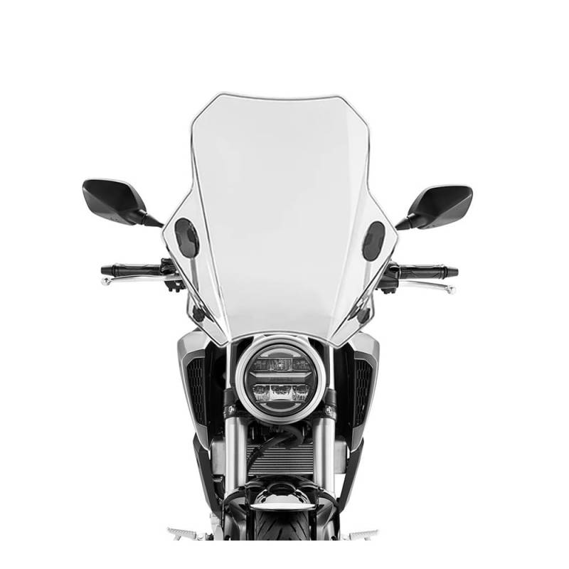 MLTLKPPVNG Windschild Spoiler Für Hon┐da Für CB125R Für CB150R Für CB250R Für CB300R 2018-2023 Frontscheibe Windschutzscheibe Bildschirm Wind Schild Deflektor Schutz(Transparent) von MLTLKPPVNG
