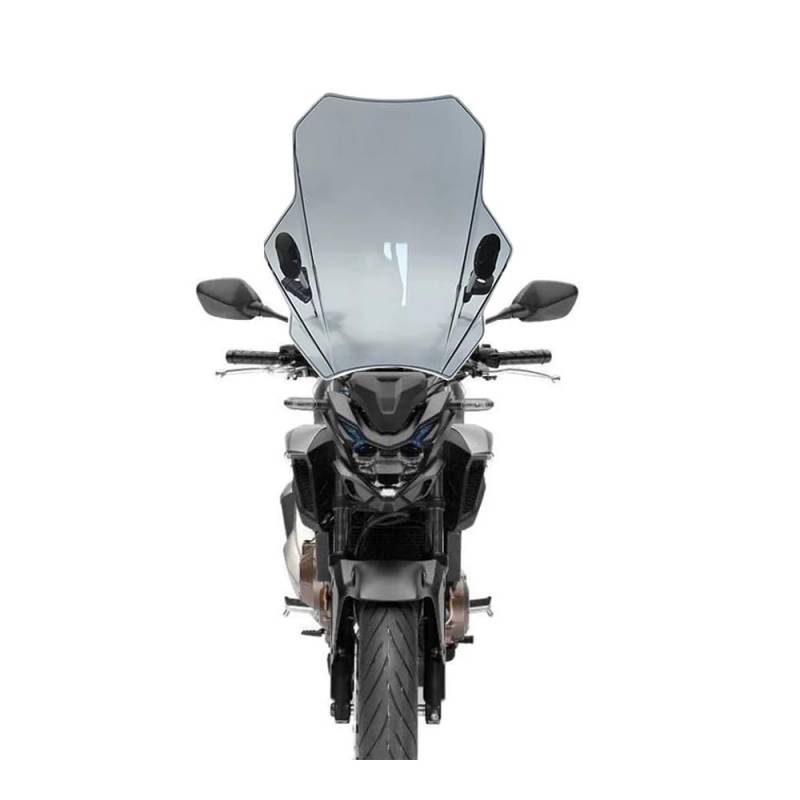 MLTLKPPVNG Windschild Spoiler Für Hon┐da Für CB500F Für CB650F Für CB600F Für Hornet 1998-2019 2020 2022 2023 2024 Motorrad Einstellbare Wind Bildschirm Windschutzscheibe(Grau) von MLTLKPPVNG