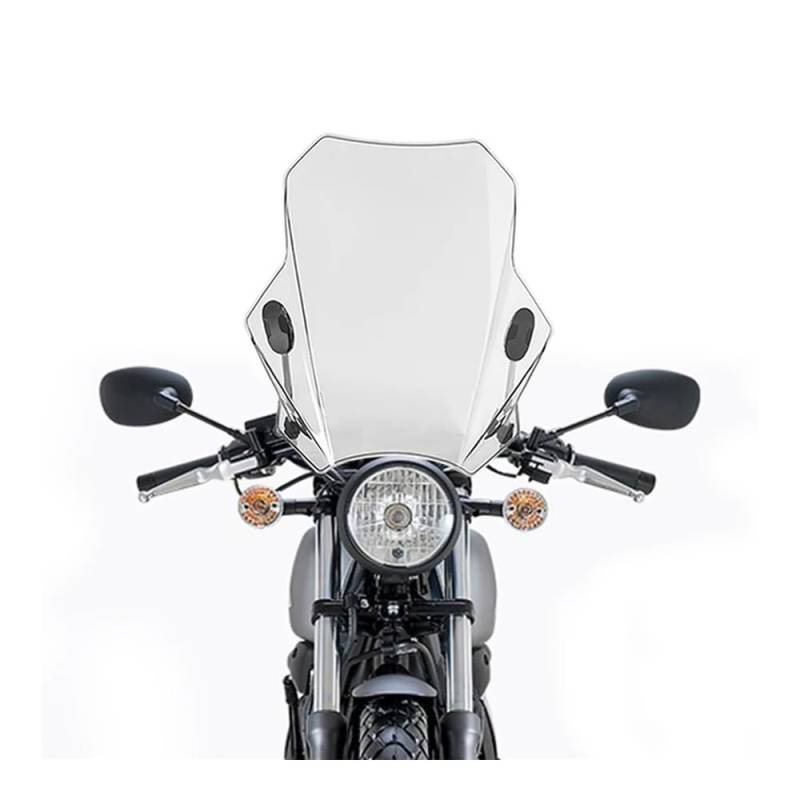 MLTLKPPVNG Windschild Spoiler Für KEEWAY Für K-Light 125 Für KLIGHT125 2018-2023 Motorrad Windschutzscheibe Glasabdeckung Bildschirm Deflektor Motorradzubehör(Transparent) von MLTLKPPVNG