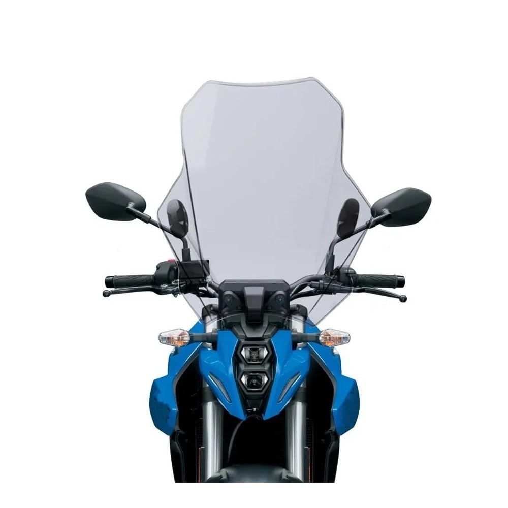 MLTLKPPVNG Windschild Spoiler Für Suzu&ki Für GSX-8S Für GSX8S Für GSX 8S 2023 Motorrad ABS Kunststoff Einstellbare Windschutzscheibe(Transparent) von MLTLKPPVNG