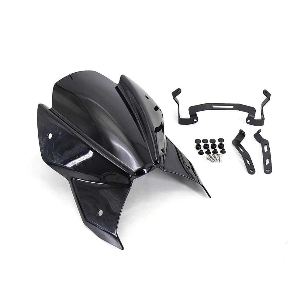 MLTLKPPVNG Windschild Spoiler Für Suzu&ki Für GSX-S950 Für GSX-S1000 Für GSX-S 950 Für GSXS 1000 2021 2022 2023 Windschutzscheibe Windschutz Motorrad Zubehör Windabweiser(Black) von MLTLKPPVNG
