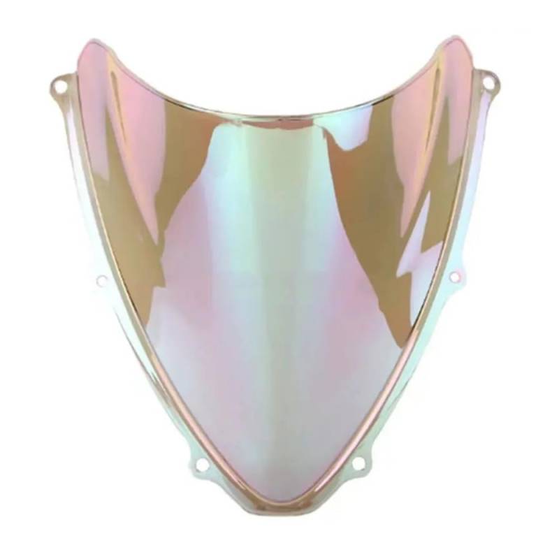 MLTLKPPVNG Windschild Spoiler Für Suzu&ki Für GSXR 600 K7 Für GSX-R 750 K6 2006 2007 Windschutzscheibe Windabweiser Bildschirm Double Bubble Windschutzscheibe(Clear Iruidium) von MLTLKPPVNG
