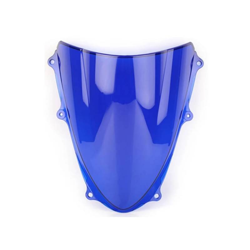 MLTLKPPVNG Windschild Spoiler Für Suzu&ki Für GSXR1000 Für GSX-R GSXR 1000 K9 2009-2016 Motorrad Double Bubble Windschutzscheibe Deflektor Schutz Windschutzscheibe(Blue) von MLTLKPPVNG